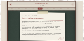Interaktives Logbuch: 48 Stunden im März 1945