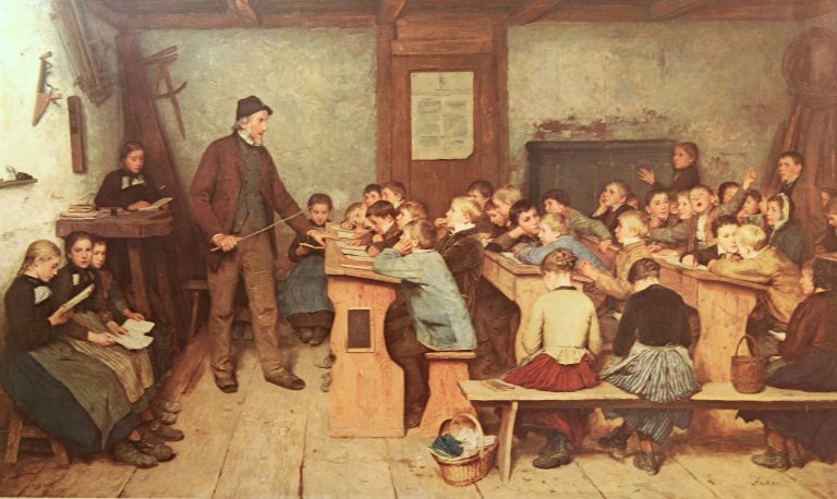 Schule anno 1800
